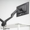 CR-LA1302BKN2 水平垂直多関節液晶モニターアーム(2面・ブラック) CR-LA1302BKN2 / 水平垂直多関節液晶モニターアーム(2面・ブラック)