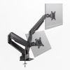 CR-LA1302BKN2 水平垂直多関節液晶モニターアーム(2面・ブラック) CR-LA1302BKN2 / 水平垂直多関節液晶モニターアーム(2面・ブラック)