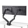 CR-LA1302BKN2 水平垂直多関節液晶モニターアーム(2面・ブラック) CR-LA1302BKN2 / 水平垂直多関節液晶モニターアーム(2面・ブラック)
