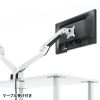 CR-LA1302WN2 水平垂直多関節液晶モニターアーム(2面・ホワイト) CR-LA1302WN2 / 水平垂直多関節液晶モニターアーム(2面・ホワイト)