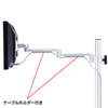 CR-LA1403N 水平多関節液晶モニタアーム(H700mm・1面) CR-LA1403N / 水平多関節液晶モニタアーム(H700mm・1面)
