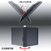 CR-LA1404N 水平多関節液晶モニタアーム(H700mm・左右2面) CR-LA1404N / 水平多関節液晶モニタアーム(H700mm・左右2面)