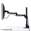 CR-LA1501BK 水平多関節液晶モニタアーム(1面) CR-LA1501BK / 水平多関節液晶モニタアーム(1面)