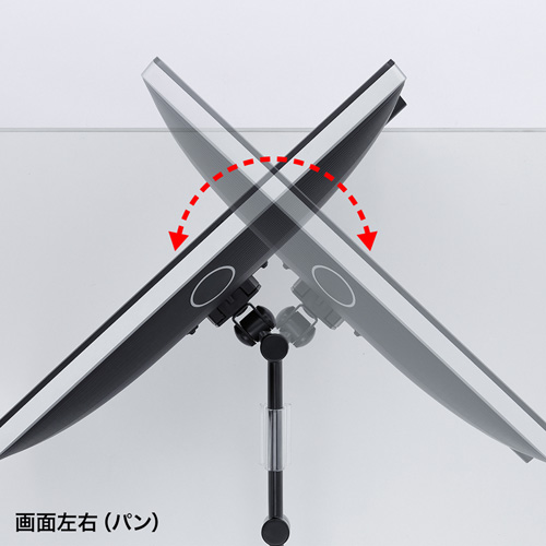 CR-LA1501BK / 水平多関節液晶モニタアーム(1面)