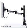 CR-LA1502BK 水平多関節液晶モニタアーム(左右2面) CR-LA1502BK / 水平多関節液晶モニタアーム(左右2面)