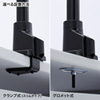 CR-LA1503BK 水平多関節液晶モニタアーム(上下2面) CR-LA1503BK / 水平多関節液晶モニタアーム(上下2面)