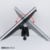 CR-LA1503BK 水平多関節液晶モニタアーム(上下2面) CR-LA1503BK / 水平多関節液晶モニタアーム(上下2面)
