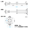CR-LA201 / 液晶モニタアーム（壁面用）