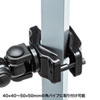 CR-LA359 高耐荷重支柱取付けモニターアーム CR-LA359 / 高耐荷重支柱取付けモニターアーム