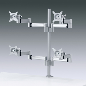 CR-LA904 / 水平多関節液晶モニターアーム（4面）