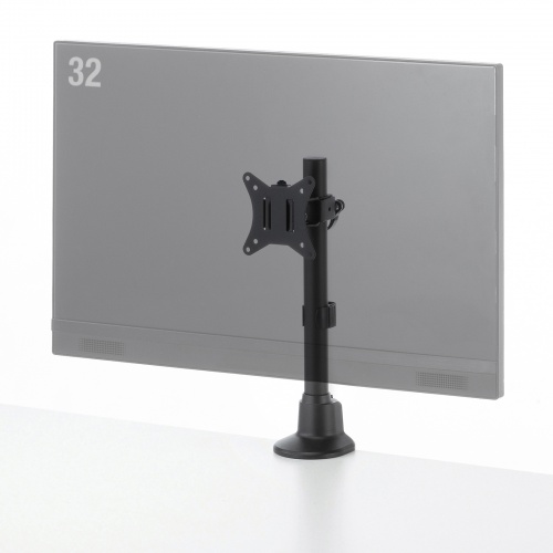 CR-LAC115BK / モニターアーム（シングル・ショートアーム・薄型ショートクランプ・ブラック）