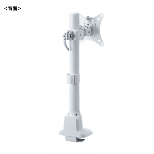 CR-LAC115W / モニターアーム（シングル・ショートアーム・薄型ショートクランプ・ホワイト）