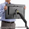 CR-LAC1403BK モニターアーム(シングル・ガススプリング式・薄型ショートクランプ・ブラック) CR-LAC1403BK / モニターアーム(シングル・ガススプリング式・薄型ショートクランプ・ブラック)