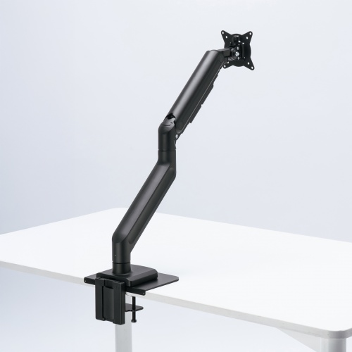 CR-LAC1406BK / モニターアーム（ガススプリング式・耐荷重20kg・ブラック）