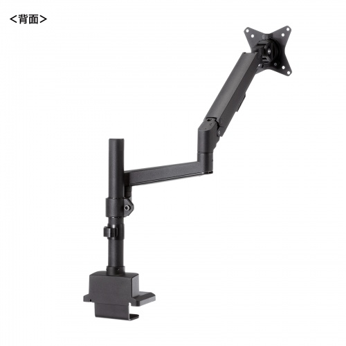 CR-LAC1407BK / モニターアーム（ガススプリング式・支柱タイプ・ブラック）