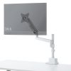 CR-LAC1407W / モニターアーム（ガススプリング式・支柱タイプ・ホワイト）
