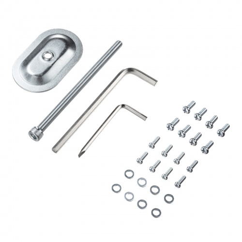 CR-LAC215BK / モニターアーム（デュアル・ショートアーム・薄型ショートクランプ・ブラック）