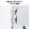 CR-LAC215W / モニターアーム（デュアル・ショートアーム・薄型ショートクランプ・ホワイト）
