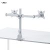 CR-LAC216W モニターアーム(デュアル・ロングアーム・薄型ショートクランプ・ホワイト) CR-LAC216W / モニターアーム(デュアル・ロングアーム・薄型ショートクランプ・ホワイト)