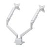 CR-LAC2403W モニターアーム(デュアル・ガススプリング式・薄型ショートクランプ・ホワイト) CR-LAC2403W / モニターアーム(デュアル・ガススプリング式・薄型ショートクランプ・ホワイト)