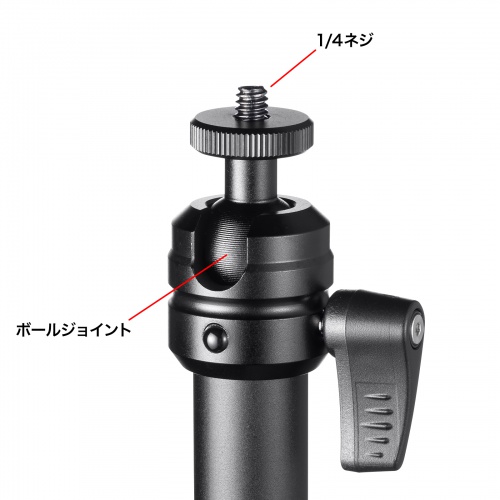 CR-LACAM7 / クランプ式カメラマウント（3関節タイプ）