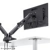 CR-LACDK2402BK / ドッキングステーション搭載モニターアーム（デュアルアーム・ガススプリング式）