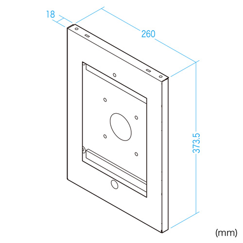 CR-LAIPAD13W / 12.9インチiPadPro用VESA対応ボックス