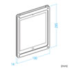 CR-LAIPAD14 10.2iPadアクリルケース CR-LAIPAD14 / 10.2iPadアクリルケース