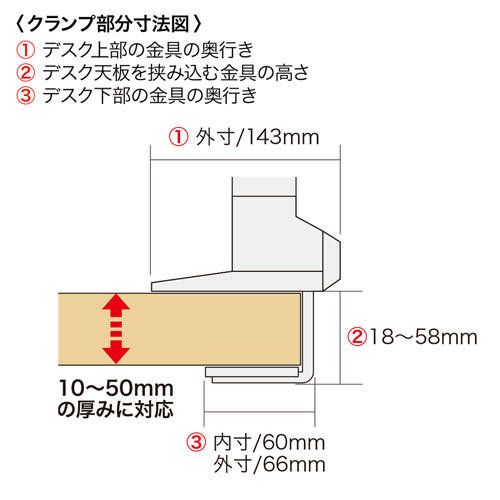 CR-LANPC2N / ノートパソコン用水平垂直多関節アーム