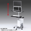 CR-LAST10 キーボード台、CPUスタンド付き17型~24型対応2画面液晶モニタスタンド CR-LAST10 / キーボード台、CPUスタンド付き17型~24型対応2画面液晶モニタスタンド