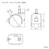 CR-LAST23 / 20～43型対応手動上下昇降液晶ディスプレイスタンド（20～43型）