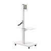 CR-LAST24W 壁寄せ手動上下昇降液晶ディスプレイスタンド(ホワイト) CR-LAST24W / 壁寄せ手動上下昇降液晶ディスプレイスタンド(ホワイト)
