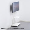 CR-LAST24W 壁寄せ手動上下昇降液晶ディスプレイスタンド(ホワイト) CR-LAST24W / 壁寄せ手動上下昇降液晶ディスプレイスタンド(ホワイト)
