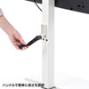 CR-LAST24W 壁寄せ手動上下昇降液晶ディスプレイスタンド(ホワイト) CR-LAST24W / 壁寄せ手動上下昇降液晶ディスプレイスタンド(ホワイト)