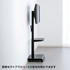 CR-LAST24 壁寄せ手動上下昇降液晶ディスプレイスタンド(ブラック) CR-LAST24 / 壁寄せ手動上下昇降液晶ディスプレイスタンド(ブラック)