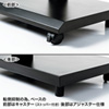 CR-LAST24 壁寄せ手動上下昇降液晶ディスプレイスタンド(ブラック) CR-LAST24 / 壁寄せ手動上下昇降液晶ディスプレイスタンド(ブラック)