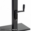 CR-LAST24 壁寄せ手動上下昇降液晶ディスプレイスタンド(ブラック) CR-LAST24 / 壁寄せ手動上下昇降液晶ディスプレイスタンド(ブラック)