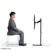 CR-LAST37BK キャスター付モニタースタンド(ブラック) CR-LAST37BK / キャスター付モニタースタンド(ブラック)