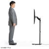 CR-LAST37BK キャスター付モニタースタンド(ブラック) CR-LAST37BK / キャスター付モニタースタンド(ブラック)