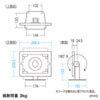 CR-LASTIP27W 10.2iPad卓上スタンド CR-LASTIP27W / 10.2iPad卓上スタンド