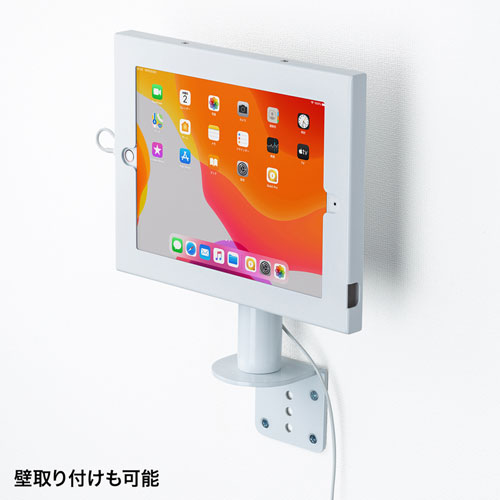 CR-LASTIP28W / 10.2iPad卓上スタンド(クランプ式)