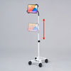 CR-LASTTAB16W iPad・タブレット用キャスター付きスタンド(ホワイト) CR-LASTTAB16W / iPad・タブレット用キャスター付きスタンド(ホワイト)