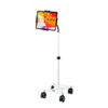 CR-LASTTAB34W iPad・タブレット用キャスター付スタンド(13インチ対応) CR-LASTTAB34W / iPad・タブレット用キャスター付スタンド(13インチ対応)