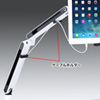CR-LATAB11 7~11インチ対応iPad・タブレット用アーム(壁面用・2本アーム) CR-LATAB11 / 7~11インチ対応iPad・タブレット用アーム(壁面用・2本アーム)