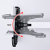 CR-LATAB11 7~11インチ対応iPad・タブレット用アーム(壁面用・2本アーム) CR-LATAB11 / 7~11インチ対応iPad・タブレット用アーム(壁面用・2本アーム)