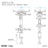 CR-LATAB14N 7~11インチ対応タブレットアーム(クランプ式・4関節) CR-LATAB14N / 7~11インチ対応タブレットアーム(クランプ式・4関節)