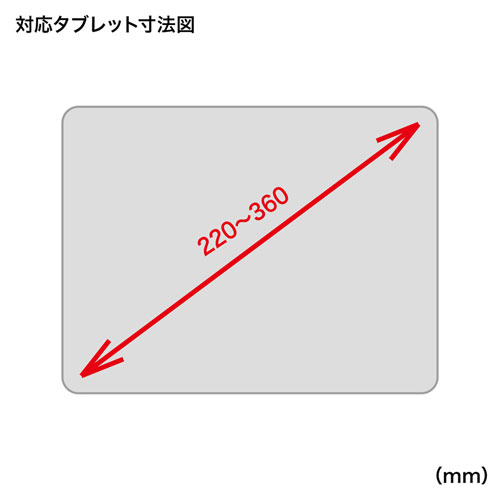 CR-LATAB25 / 7～13インチ対応iPad・タブレットステージ