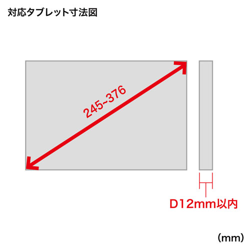 CR-LATAB28 / iPad・タブレット用鍵付きVESA取付けホルダー