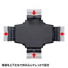 CR-LATAB30 厚さ30mm対応iPad・タブレット用鍵付きVESA取付けホルダー CR-LATAB30 / 厚さ30mm対応iPad・タブレット用鍵付きVESA取付けホルダー