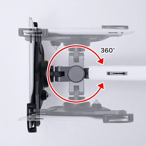 CR-LATAB6 / 7～11インチ対応水平垂直iPad・タブレット用アーム　